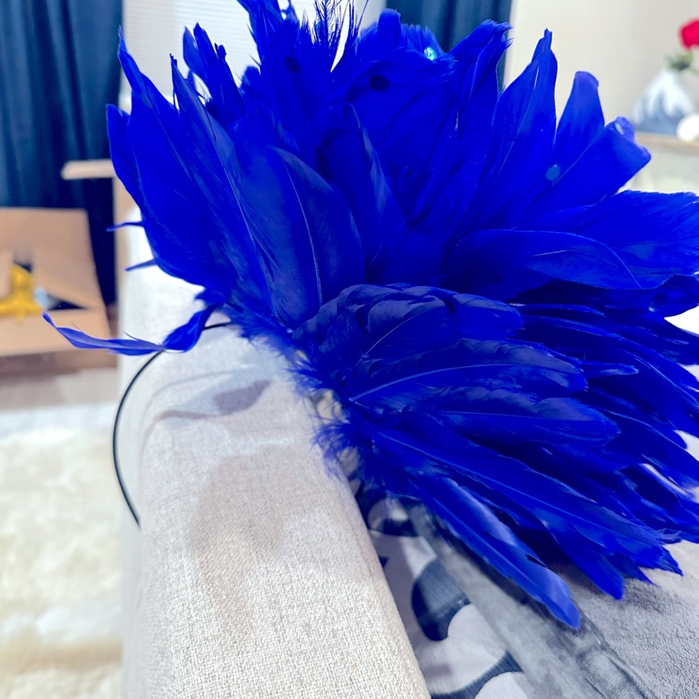 Royal Blue Fascinator